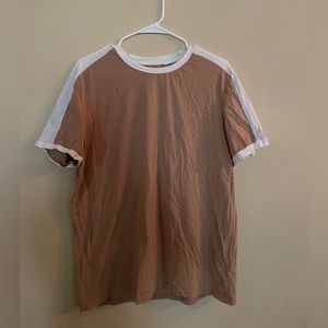 Men’s Tan/White T-Shirt